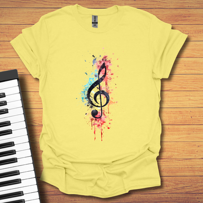 Vibrant Clef T-Shirt