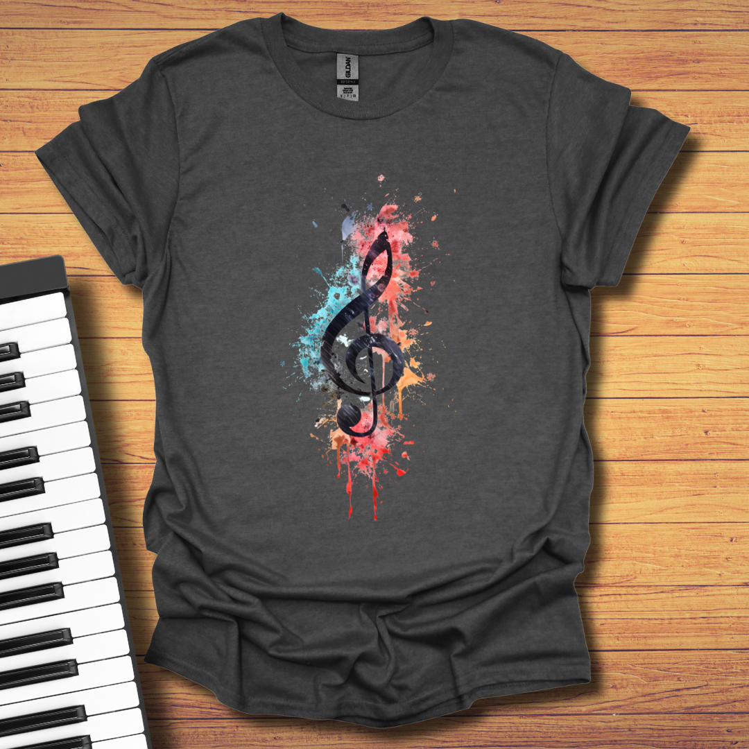 Vibrant Clef T-Shirt