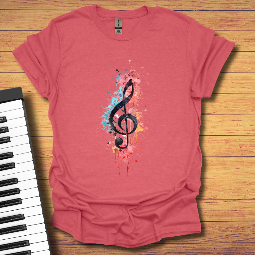 Vibrant Clef T-Shirt