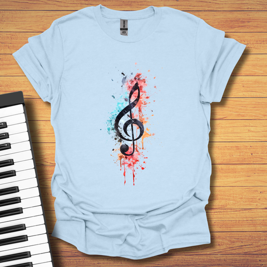 Vibrant Clef T-Shirt