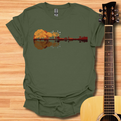 Guitar Water Reflection T-Shirt