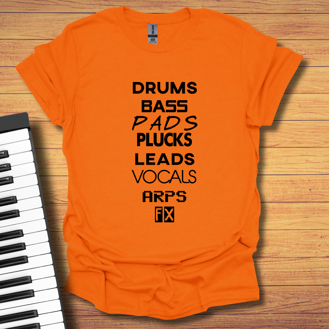 Drums, Bass, Pads T-Shirt