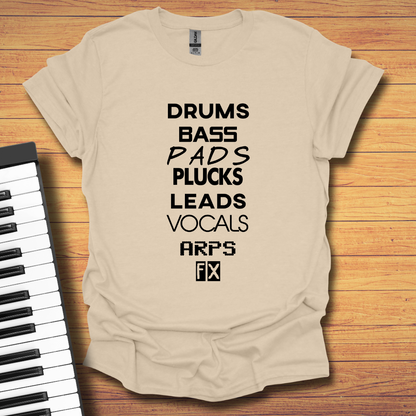 Drums, Bass, Pads T-Shirt