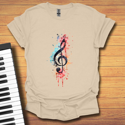 Vibrant Clef T-Shirt