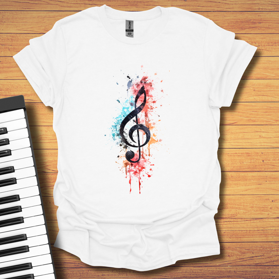 Vibrant Clef T-Shirt